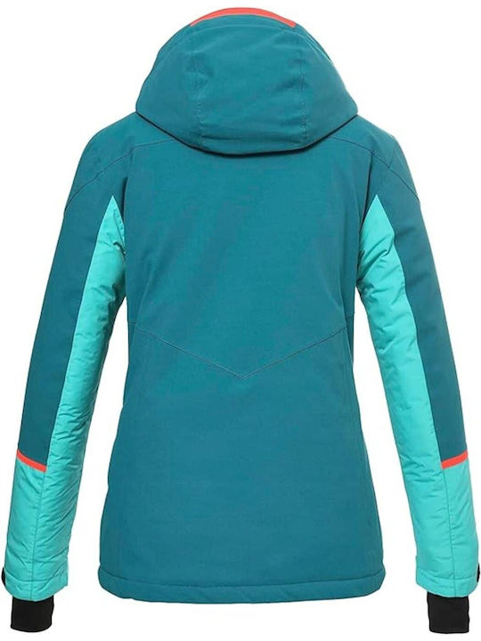 Killtec Ksw 39750-348 Frauen Jacke aus für Ski & Snowboard Türkis