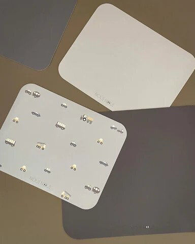 Noui Noui Салфетки Силиконови Сиви 43x34см