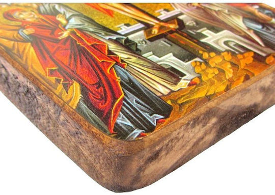 Taufgeschenk mit Kirchlichem Bild aus Holz 1cm