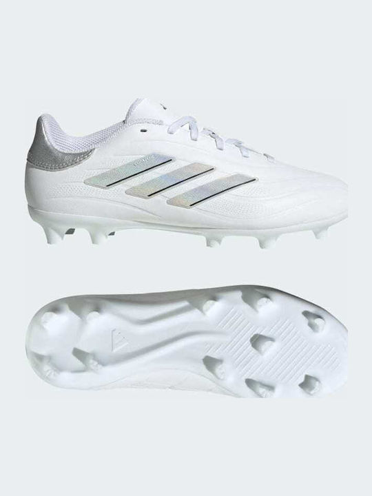 Παιδικά Ποδοσφαιρικά Παπούτσια Copa Pure.2 League Fg Jr με Τάπες Λευκά