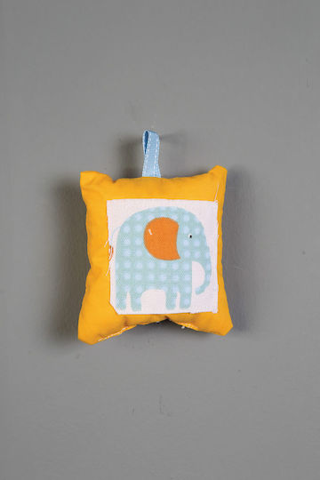 Christening Favor with Cushion made of Fabric