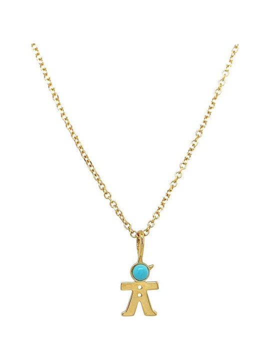 Xryseio Kids Pendant Family in Gold 14K