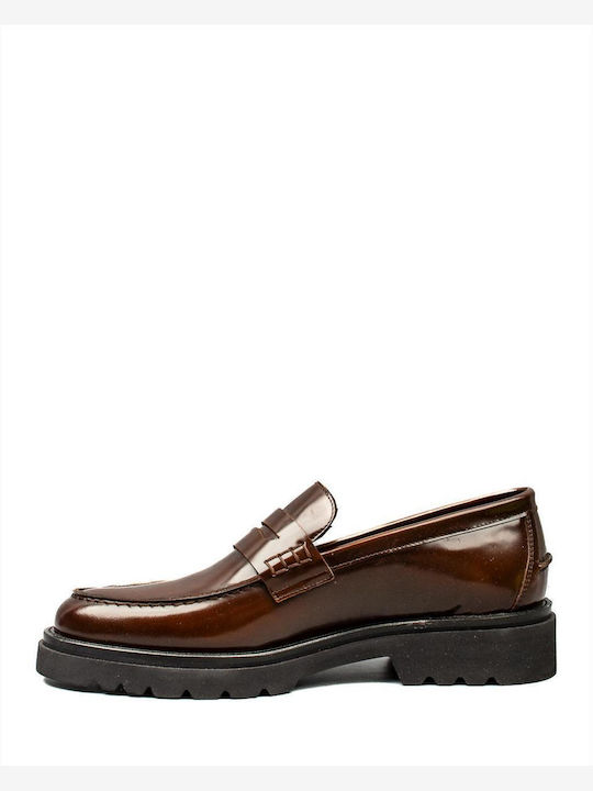 Vice Men's Leather Loafers Tabac Brown