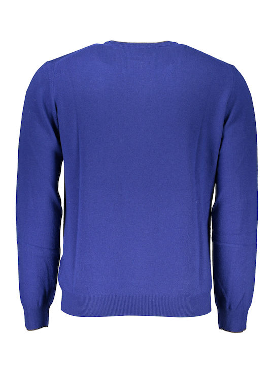 Harmont & Blaine Men's Long Sleeve Sweater Blue.