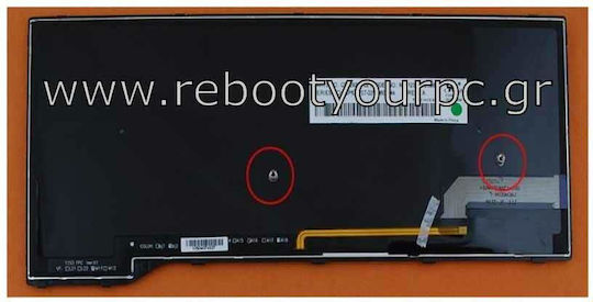 Πληκτρολόγιο Laptop για Fujitsu Lifebook E733 E744 E734 E743 με Πλαίσιο & με Backlit σε Μαύρο χρώμα
