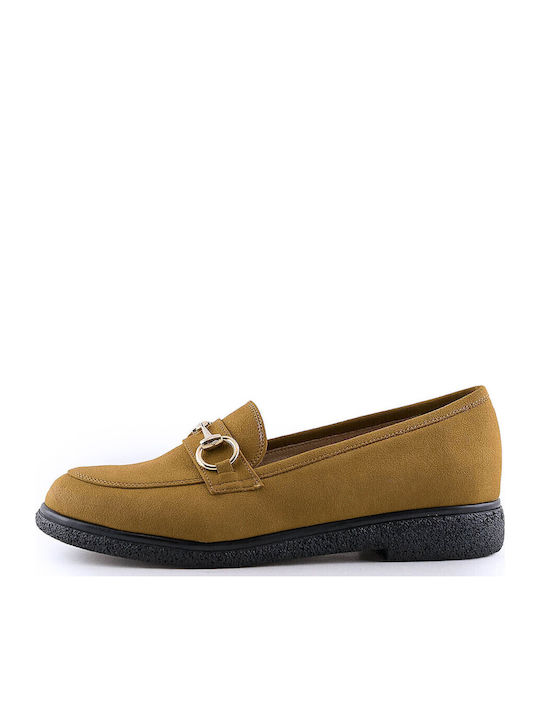 Γυναικεία Loafers σε Καφέ Χρώμα