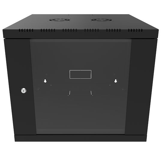 Canovate Montat pe perete Cabină Rack 9U 60x56cm Negru WS3O-9-0965A