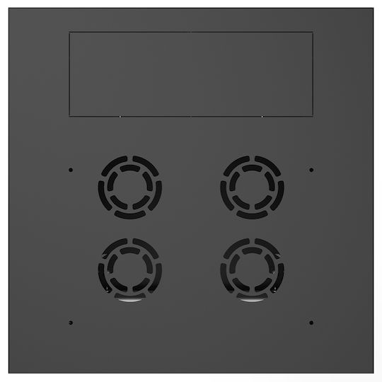 Canovate С крака Рак кабинет 16U 60x80см Черен CSN-U-9-1668A