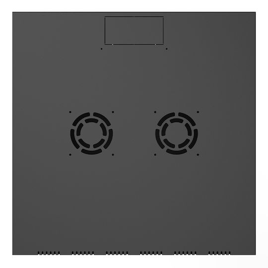 Canovate Επιτοίχια Καμπίνα Rack 12U 60x60cm Μαύρο WS3O-9-1266A