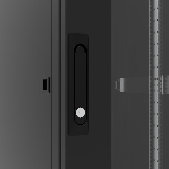 Canovate Επιδαπέδια Καμπίνα Rack 42U 60x80cm Μαύρο CSN-U-9-4268F