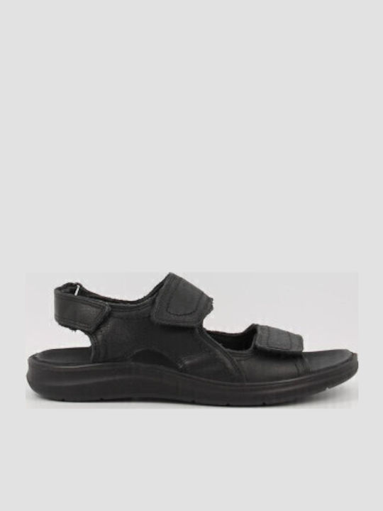 Sandale Casual Damă Din Piele Anatomici Negru