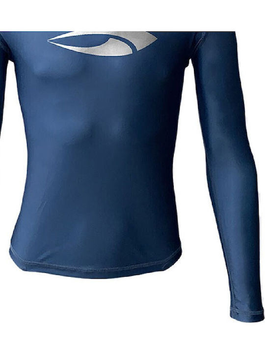 Blue Hunter UPF 30 Unisex Long Sleeve Sun Protection Shirt Blue