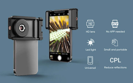 Apexel Phone Camera Lens Set Microscope 100x