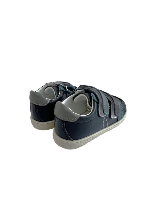 Crecendo Kids Sneakers Anatomic with Scratch Blue