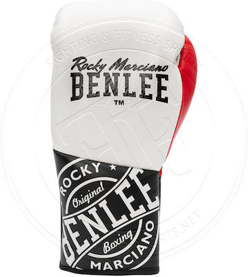 Benlee Leather Boxing Competition Gloves White