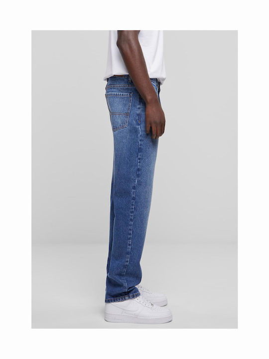 Heavy Ounce Мъжки Джинсов Панталон Relaxed Straight Fit Средносин