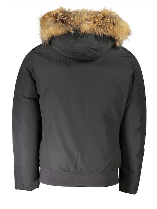 Woolrich Herren Winter Jacke Lässig Grey.