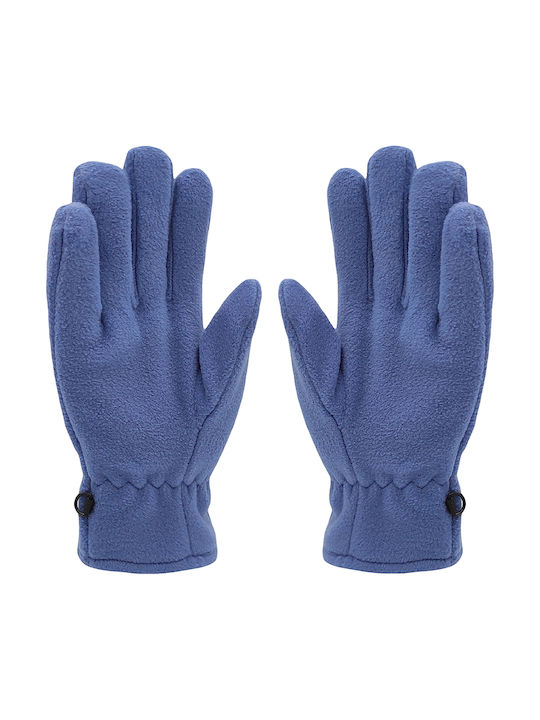 Brims and Trims Women's Fleece Gloves Light Blue