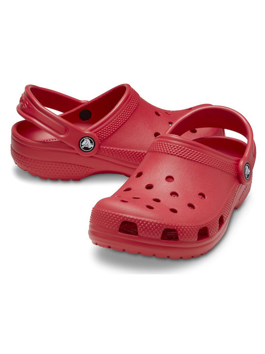 Crocs Παιδικά Παπουτσάκια Θαλάσσης Classic Clog T Κόκκινα