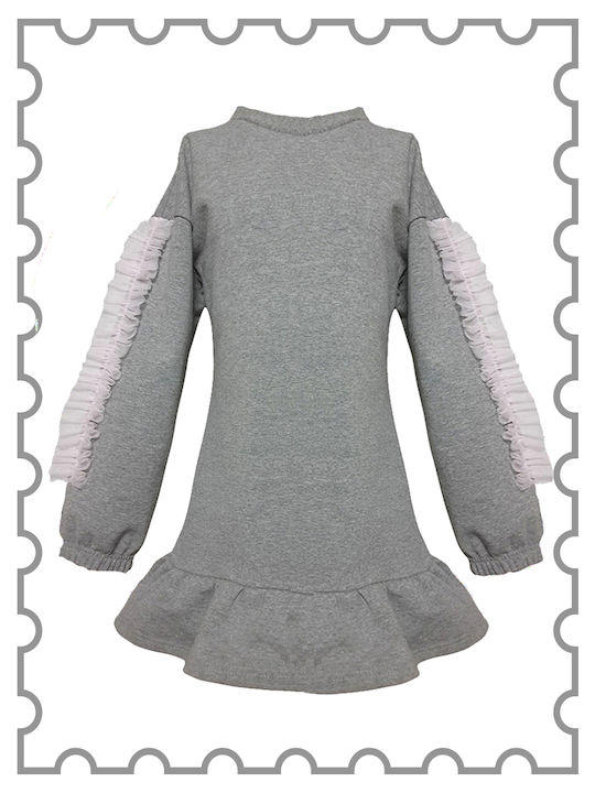 Scarabeo Kids Sweatshirt Kids Dress Tulle Gray