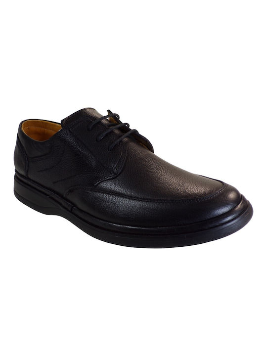 On the Road Men's Leather Dress Shoes Black