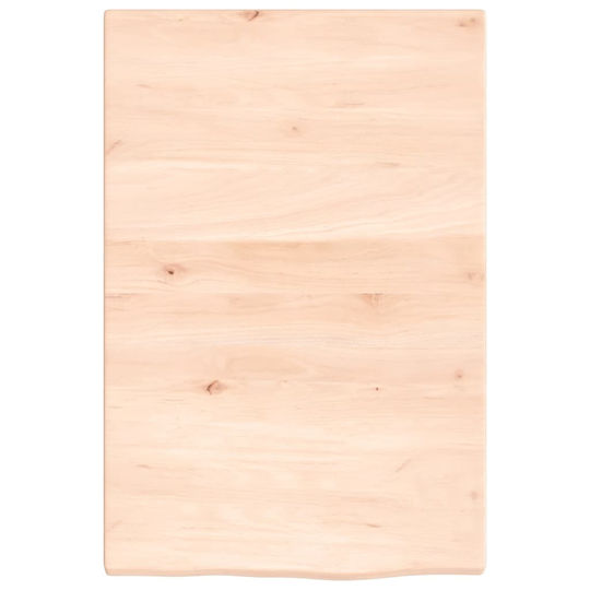 vidaXL Waschtisch ohne Waschbecken L40xB60xH2cm Raw solid wood