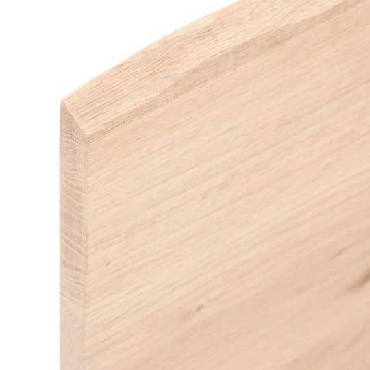 vidaXL Waschtisch ohne Waschbecken L40xB60xH2cm Raw solid wood