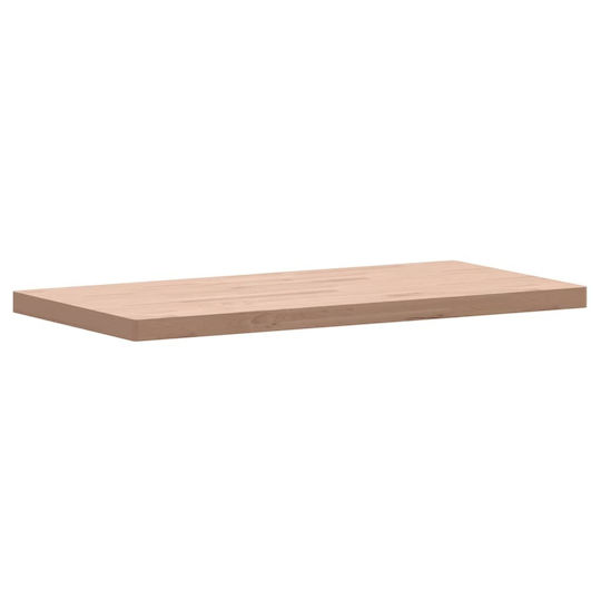 vidaXL Wood Countertop without Sink L100xW50xH4cm Beech