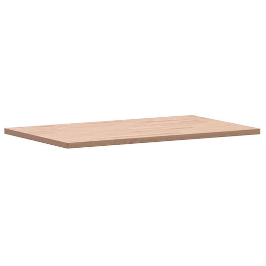 vidaXL Wood Countertop without Sink L100xW60xH2.5cm Beech wood solid wood