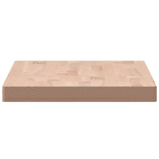 vidaXL Wood Countertop without Sink L100xW50xH4cm Beech