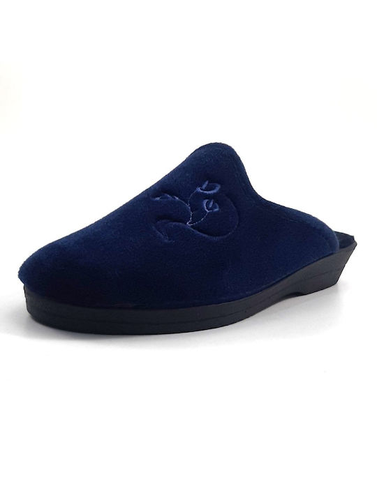 La Coquette Winter Women's Slippers in Blue color