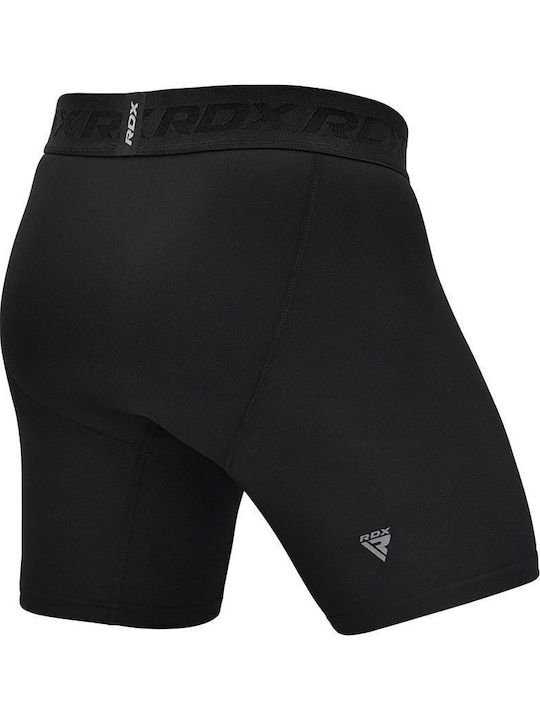 RDX Pantaloni scurti termici pentru barbati Compresie Negru
