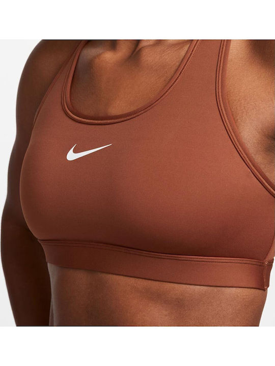 Dri-Fit Swoosh Women's Sports Bra Brown