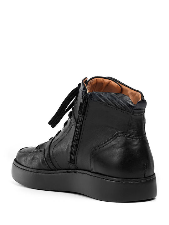 Piele Negru Ghete barbati