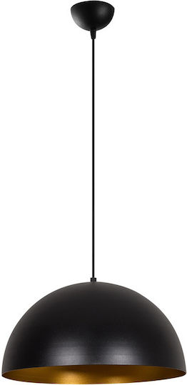 Asir Group Sivani Mr Lumină Suspendată Neagră cu Dulie E27 40x40x116cm