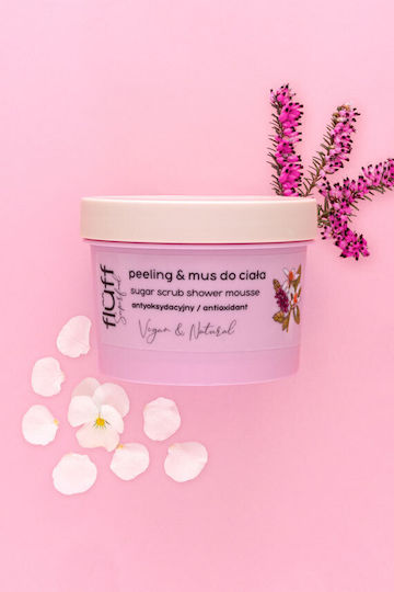 Fluff Shower Scrub Σώματος Kudzu & Orange 200ml