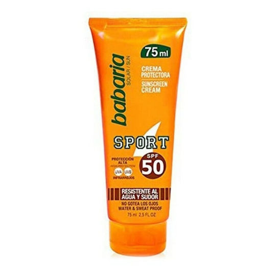 Babaria Solar Sport Водоустойчив Слънцезащитен Крем За Тяло SPF50 75мл