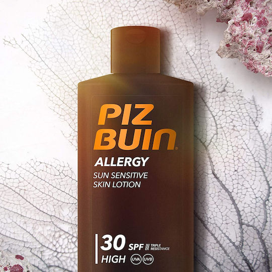 Piz Buin Allergy Αδιάβροχη Αντηλιακή Λοσιόν Σώματος SPF30 200ml