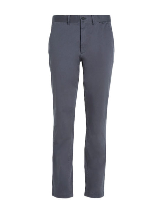Men's Chino Trousers Elastic Slim Fit Iron Gate