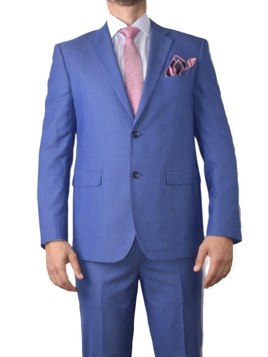 Italian Job Men's Summer Suit Blue