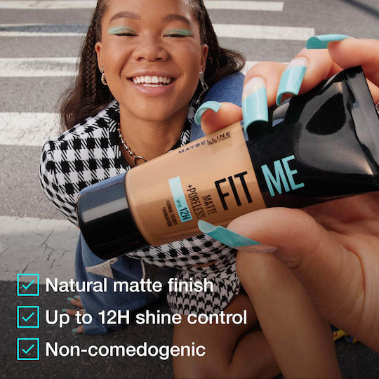 Maybelline Fit Me Matte + Poreless Liquid Foundation 097 Natural Porcelain 30ml