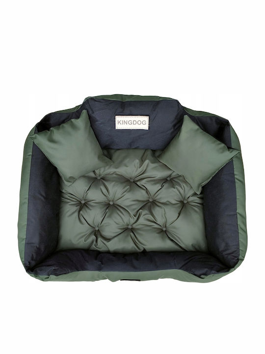 KingDog Sofa Hundebett Grün 55x45cm.