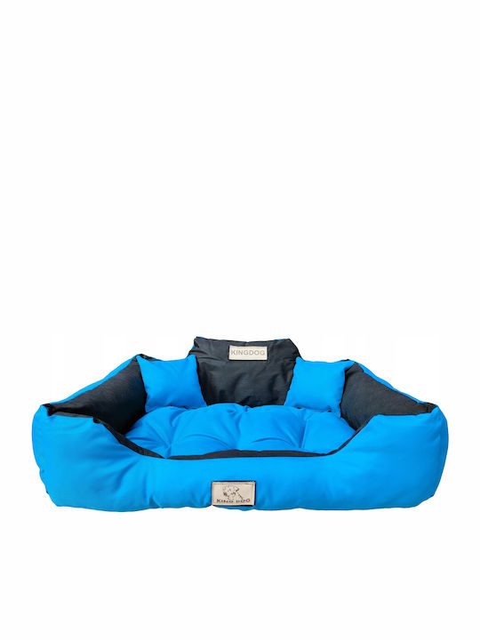 KingDog Sofa für Hunde Blau 115x95cm
