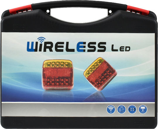 Set Car Towing & Trailer Lights LED with Magnet 12V 2 Pieces