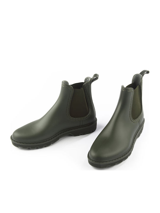 Women's Short Wellies Green