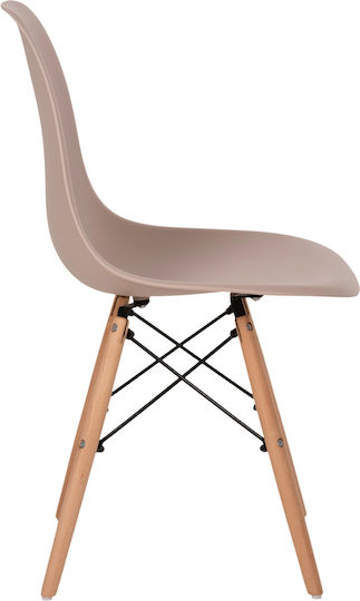 Twist Stühle Küche Cappuccino 4Stück 46x50x82cm
