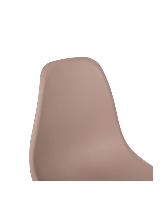 Twist Kitchen Polypropylene Chair Cappuccino 46x50x82cm 4pcs