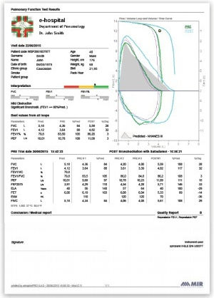 MIR Σπιρόμετρο Spirolab New