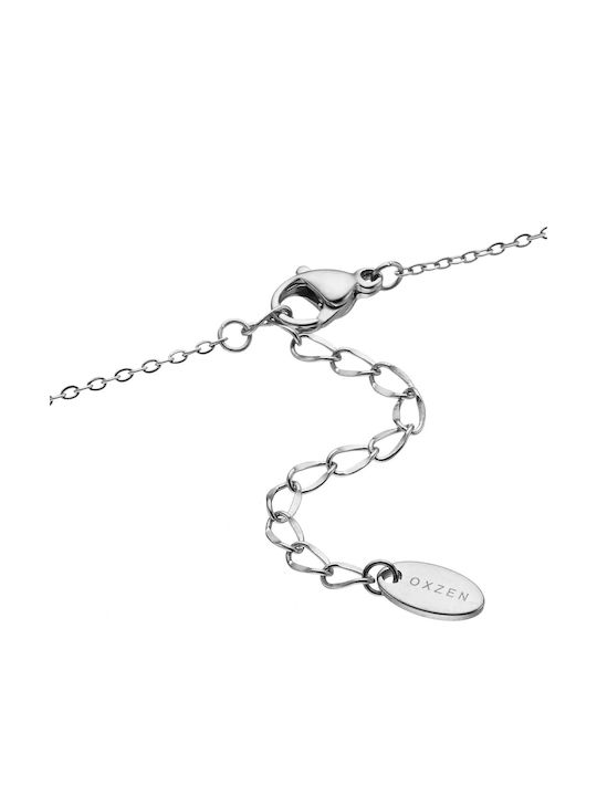 Oxzen Halskette mit Design Herz aus Stahl