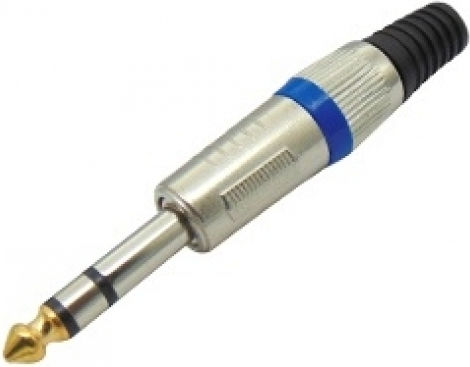 Stecker 6,3mm Klinke Stereo 10Stück Silber (01.096.0049)